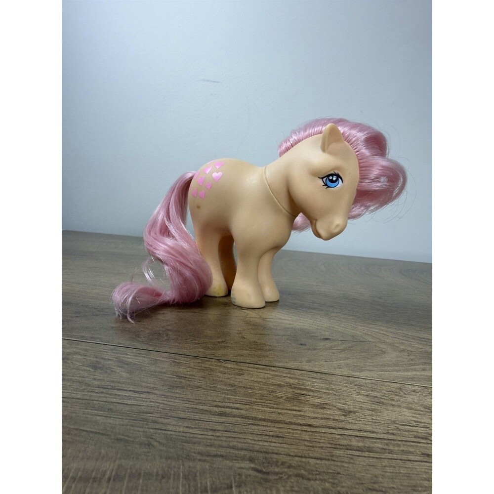 My Little Pony G1 PEACHY Pink Hearts 1982 Vintage Hasbro